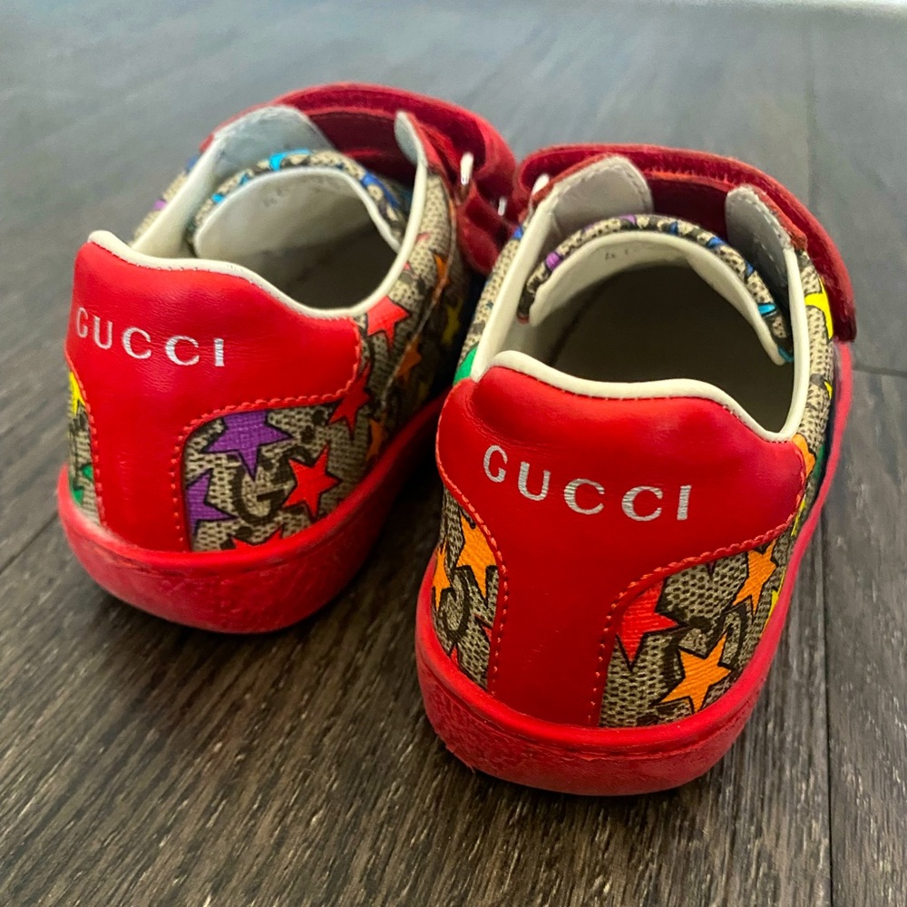GUCCI kids Ace GG Rainbow Star sneaker - Picture 2 of 2